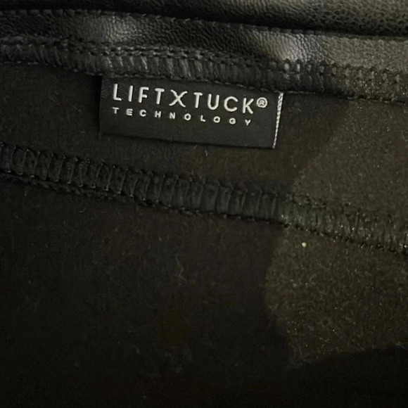 NYDJ NEW  Faux Leather Marilyn Straight Pants In Plus Size 14w NWT - Picture 9 of 10